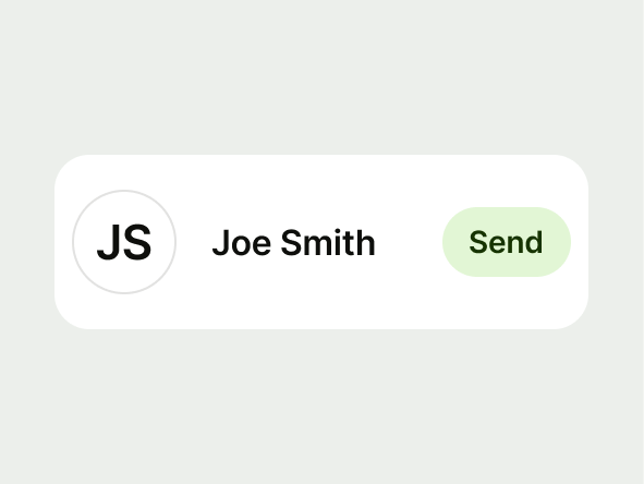 List Item Button example