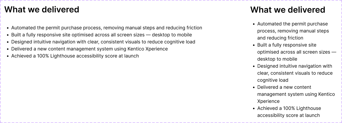 List