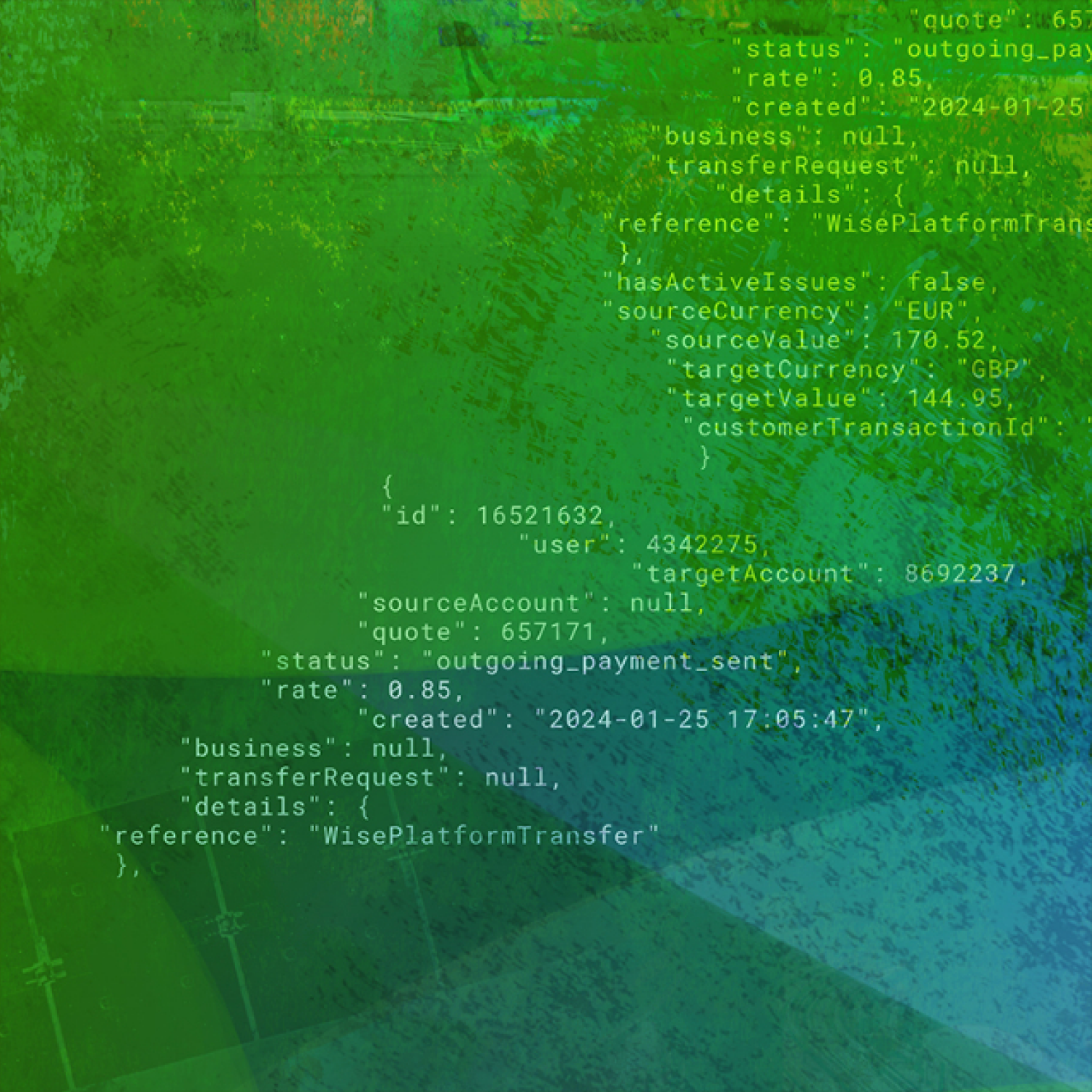 Wise Platform tapestry crop showing 10% of it 