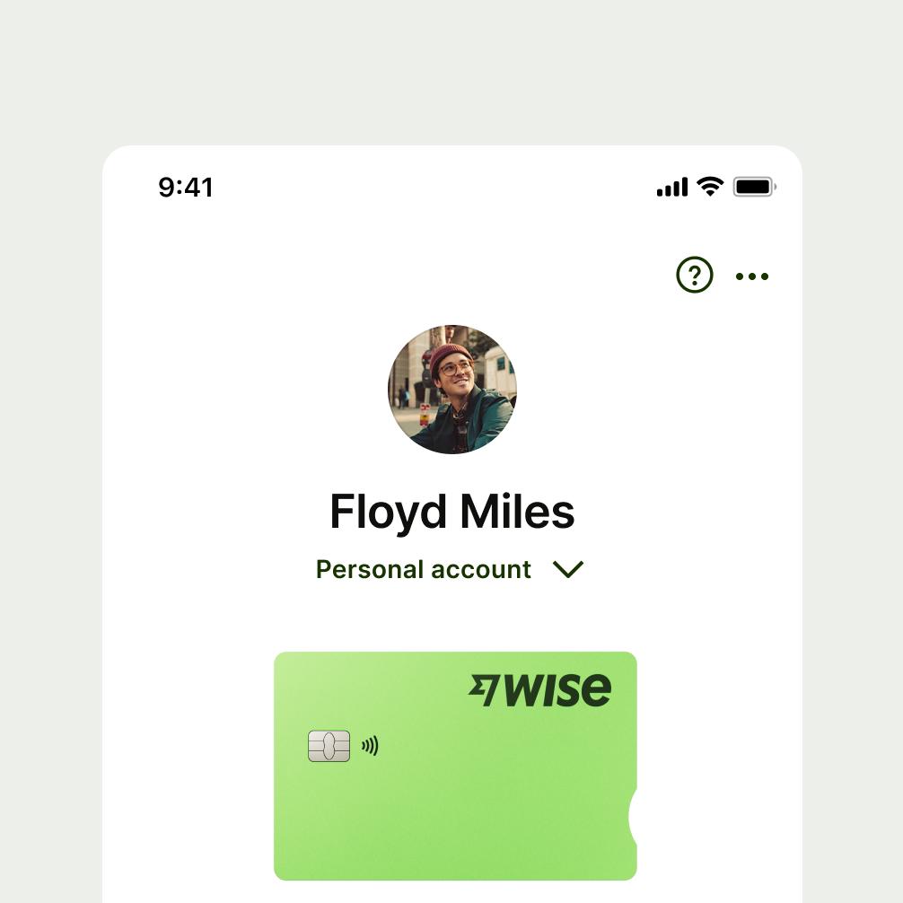 The personal account.