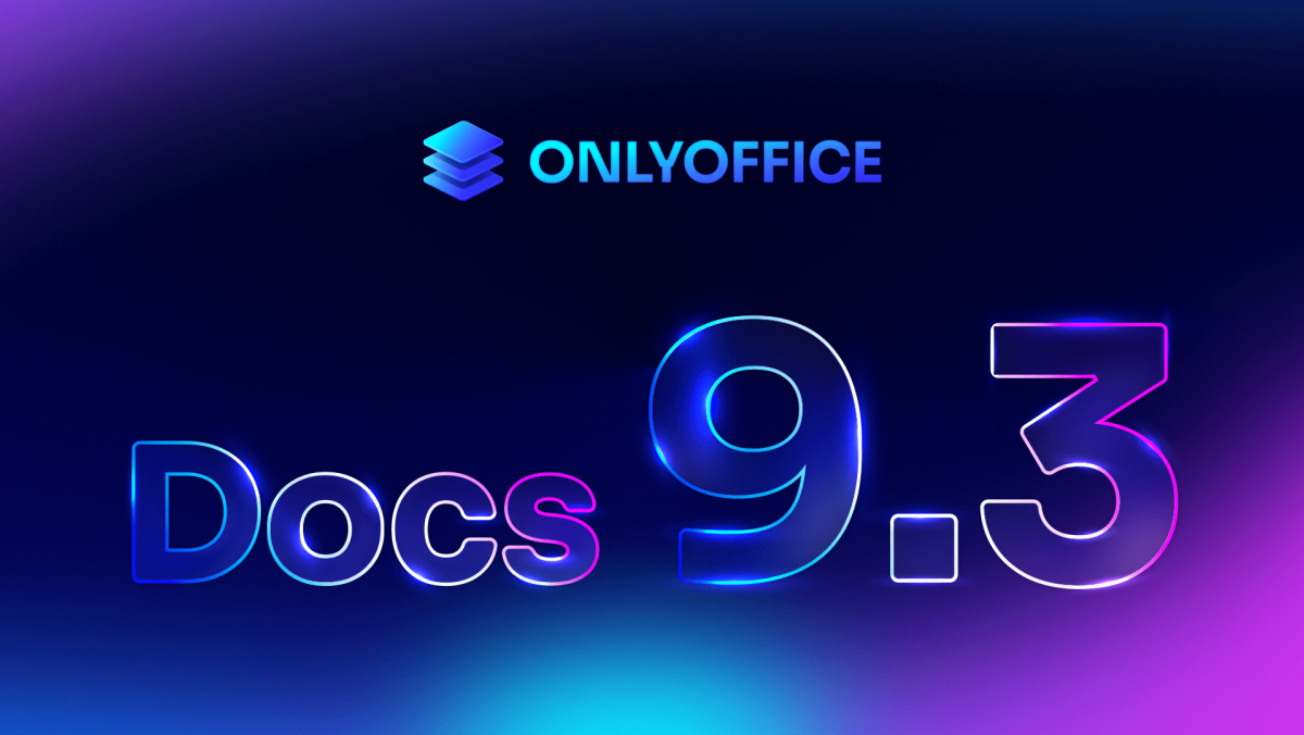 image:: ONLYOFFICE Docs 9.3 is coming: Join our free webinar on Feb 24
