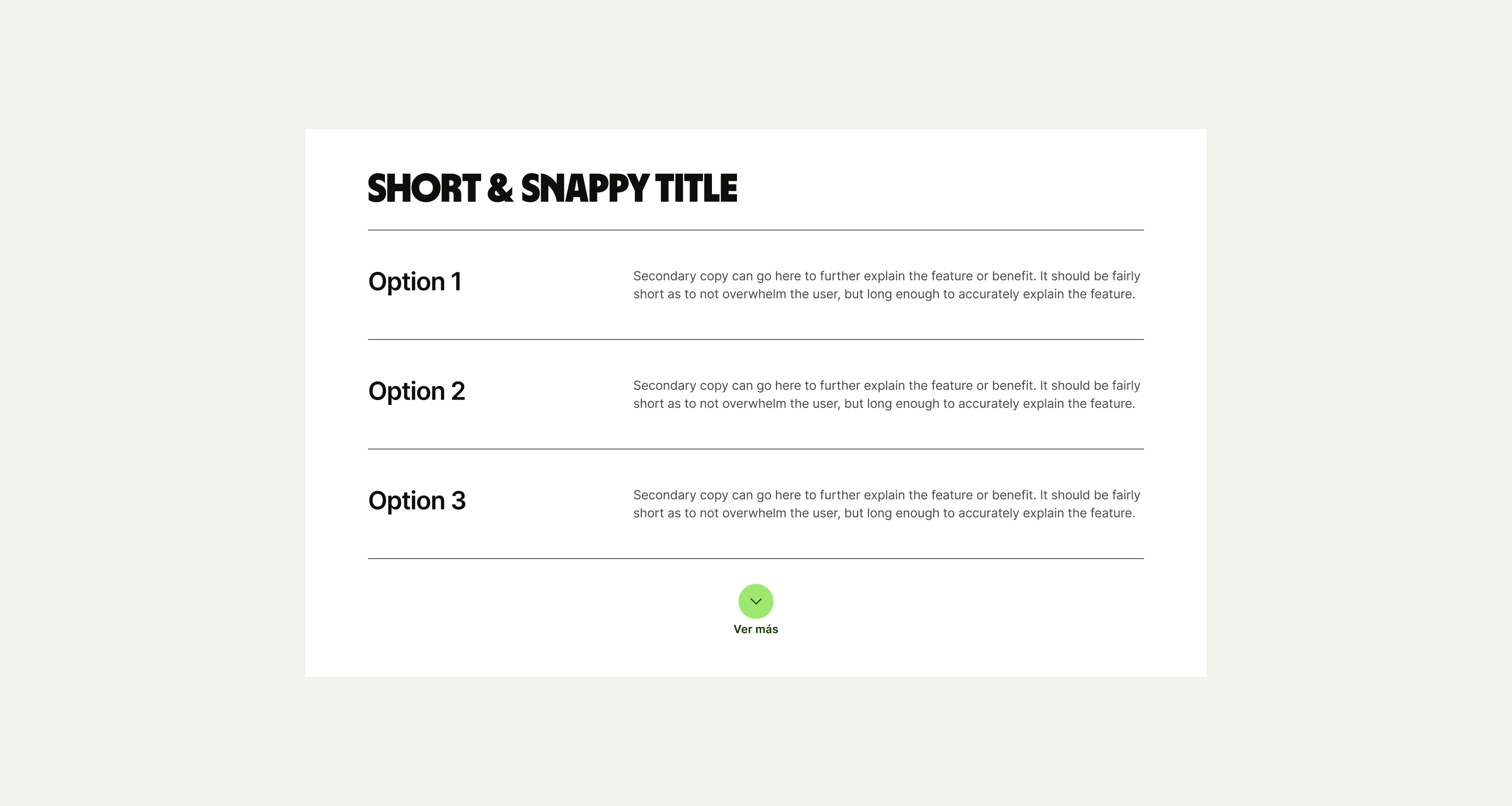 Text Stack pattern in another language