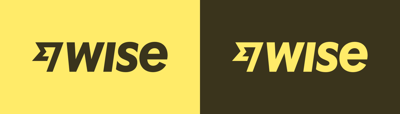 Two yellow Wise logos, side by side.