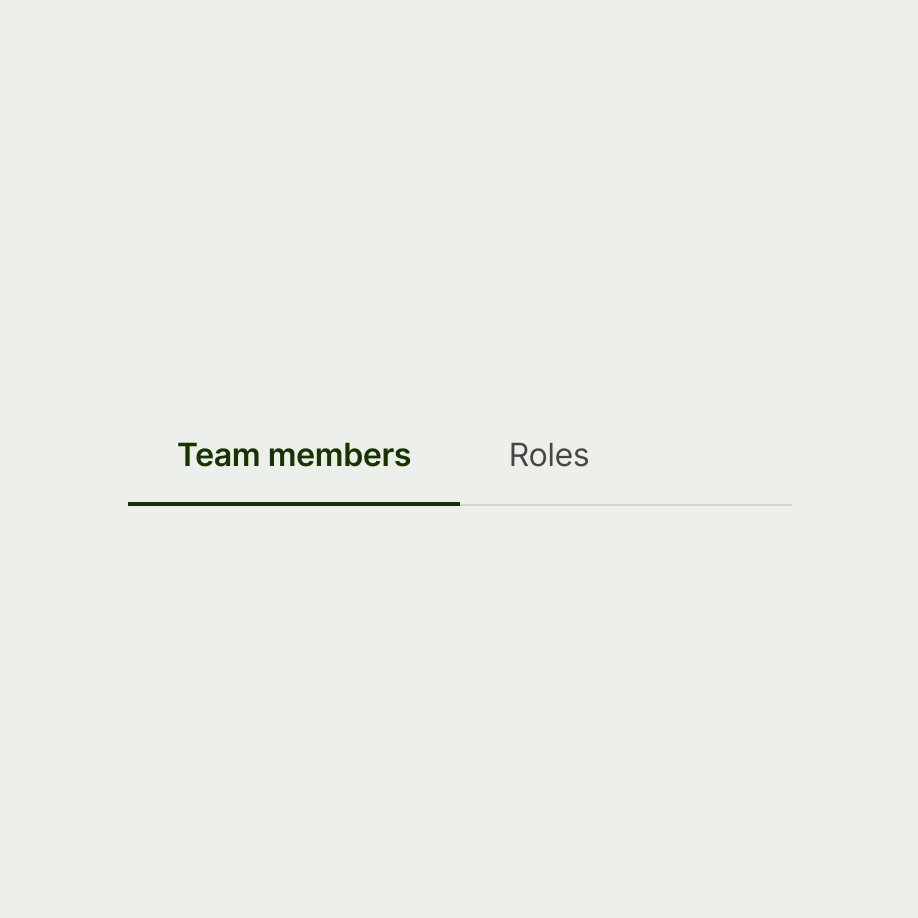 Tabs with related content