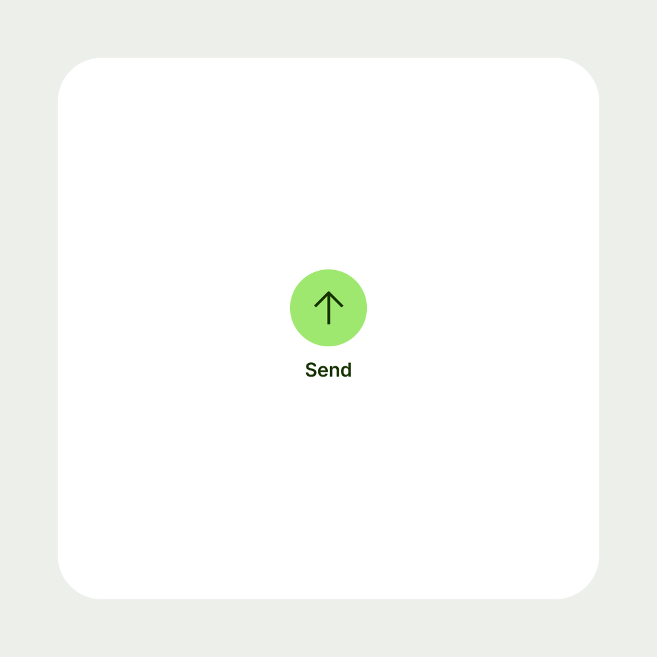 Circular buton default state