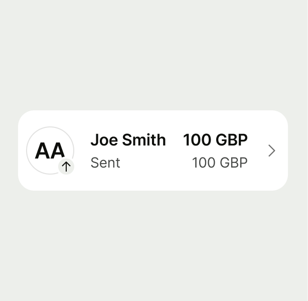 list item with title and subtitle