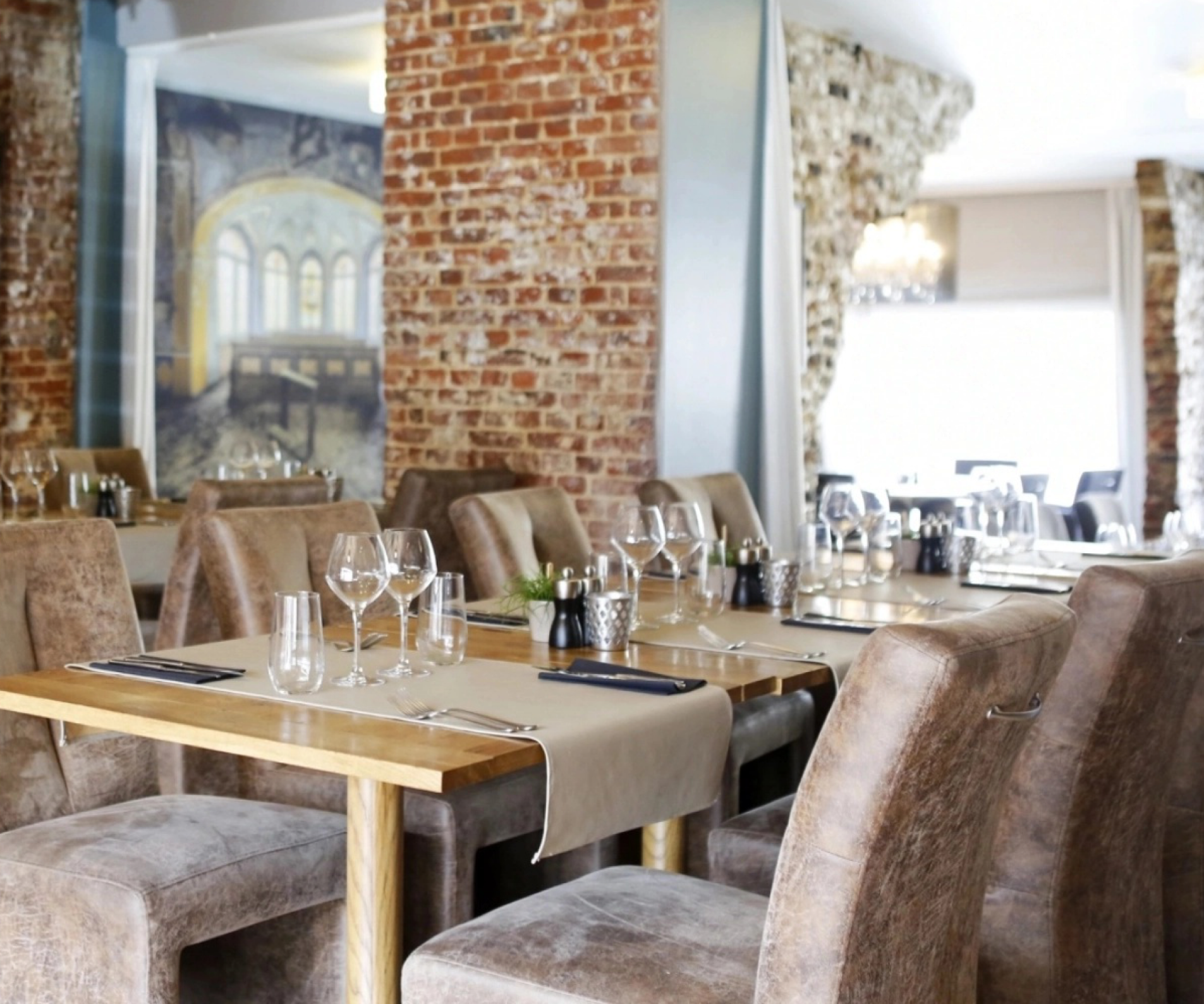 Interior of Restaurant 't Aandeel