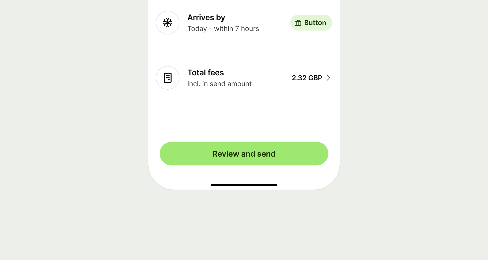 Primary button