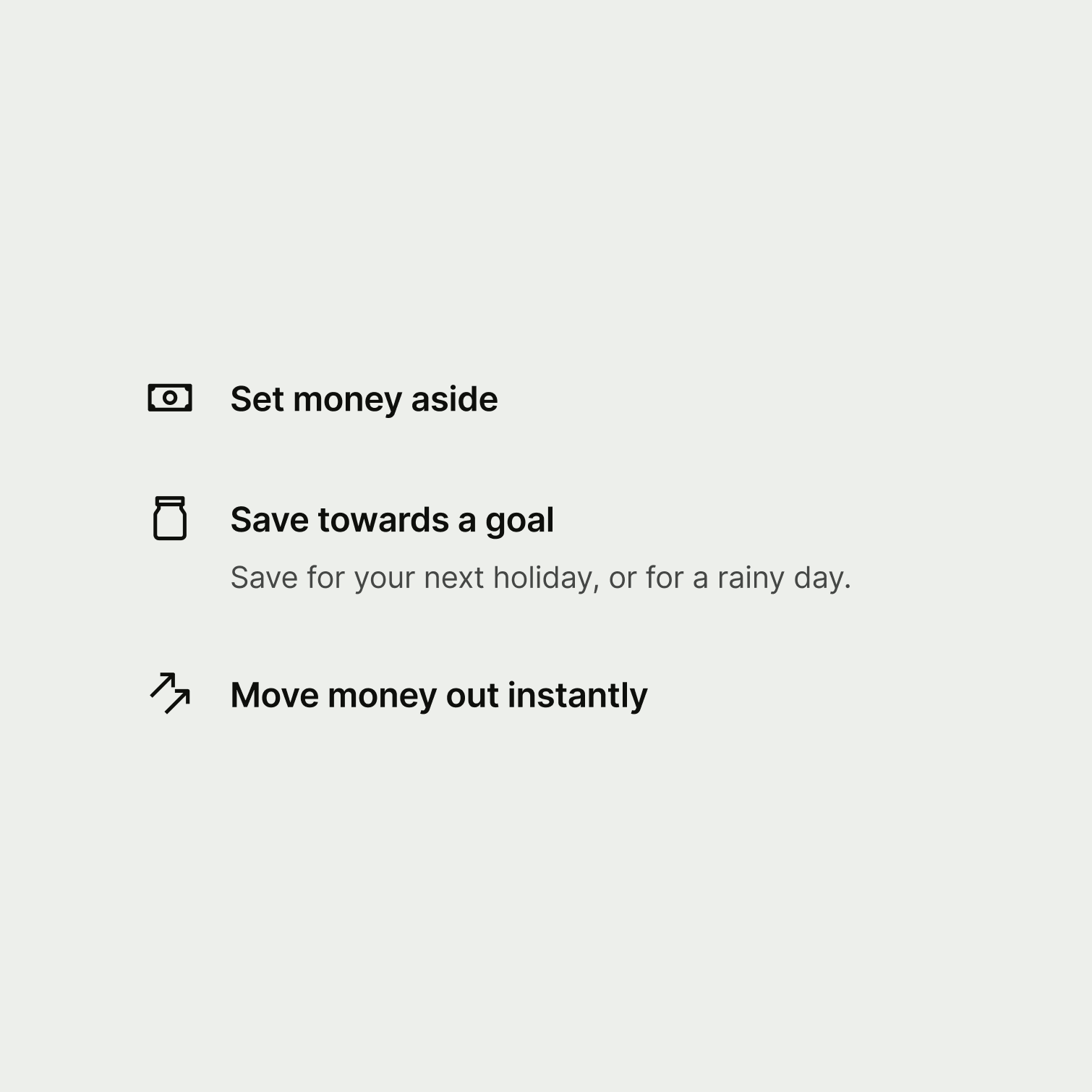Three summary items, but with inconsistent descriptions.