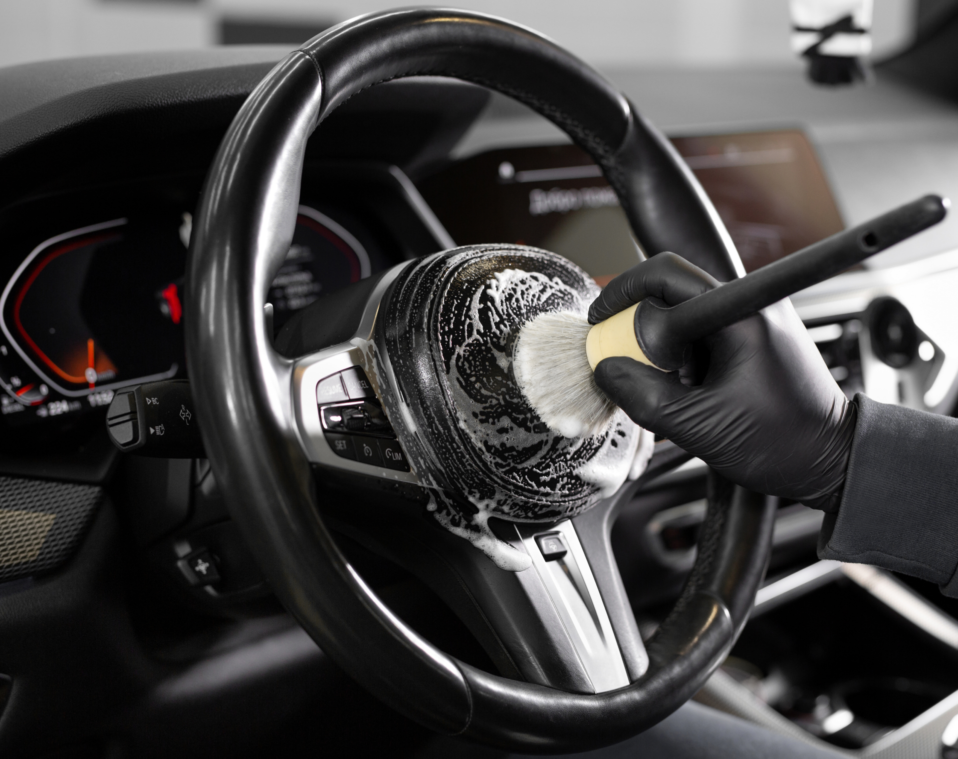 Car interior detailing