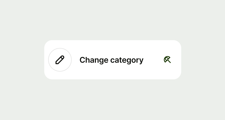 a list item with an umbrella icon