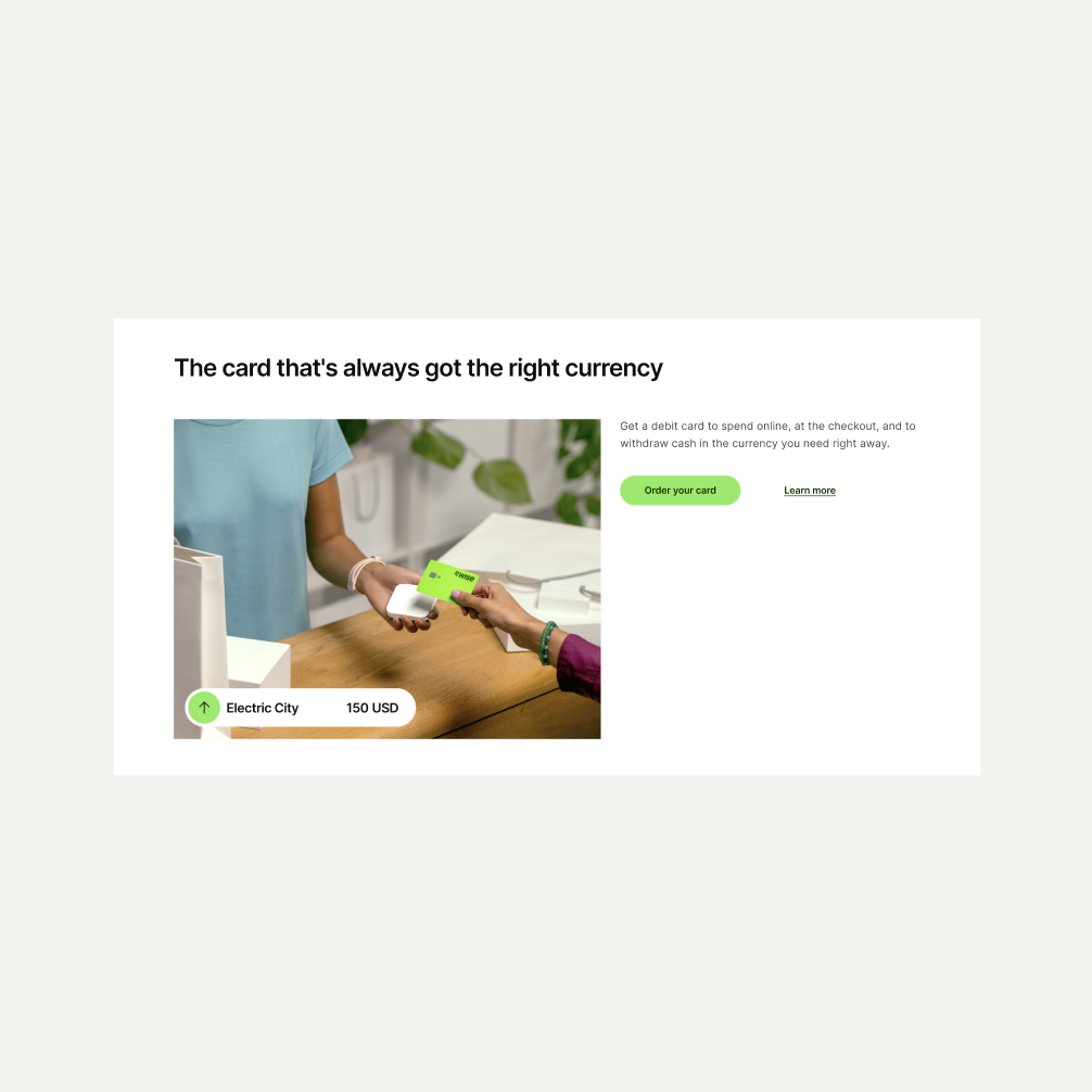 Feature Section Grid pattern in layout 3