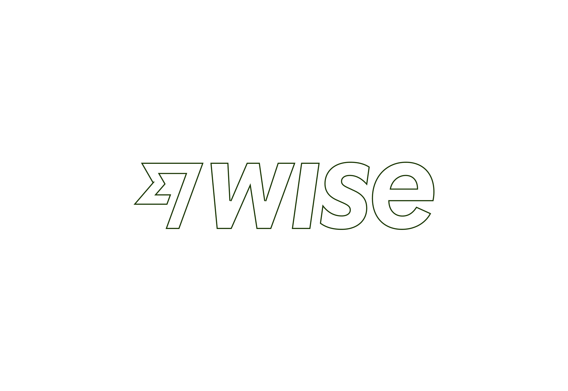 The Wise logo as a keyline.
