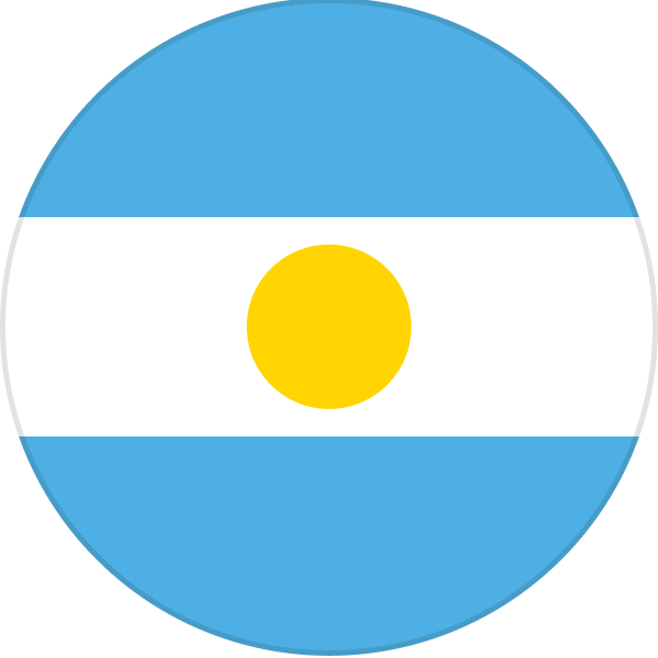 The Argentinian flag.