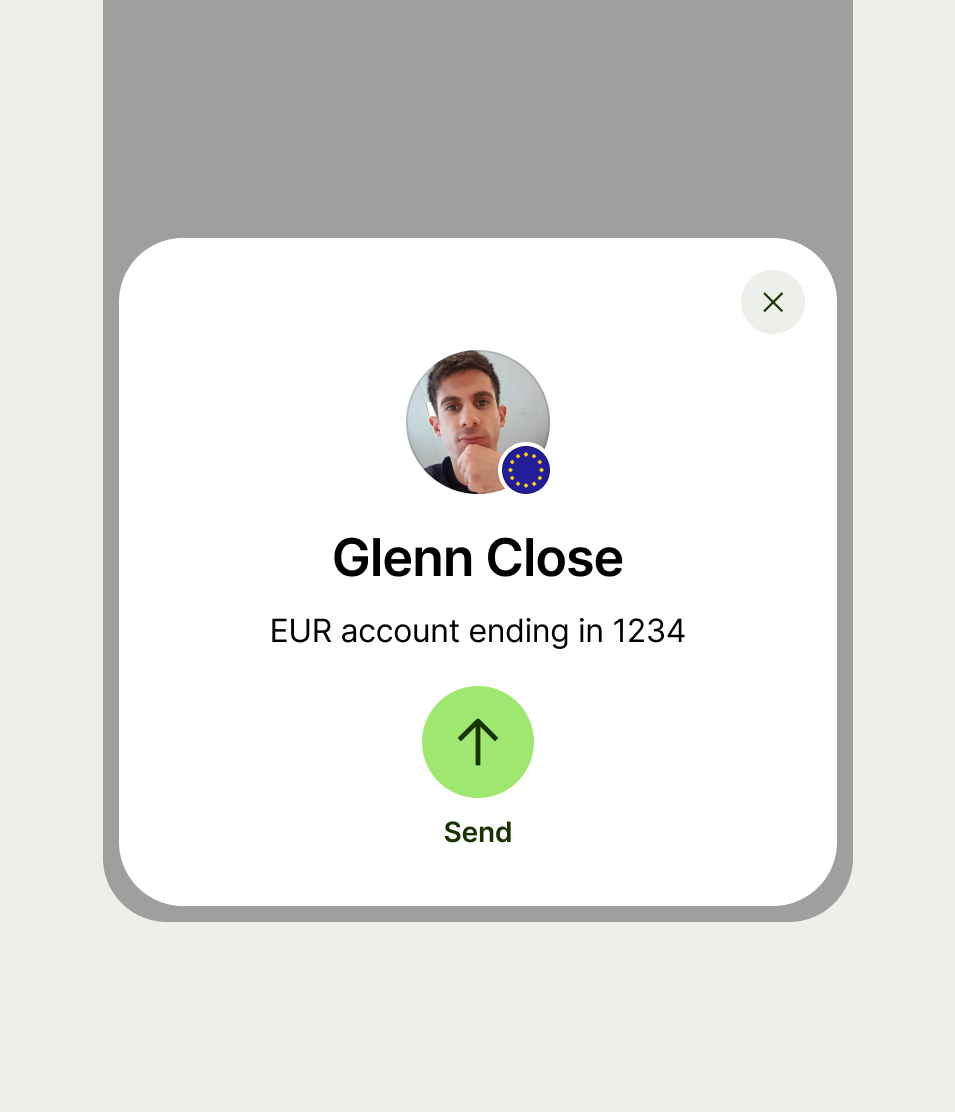 Standalone circular button