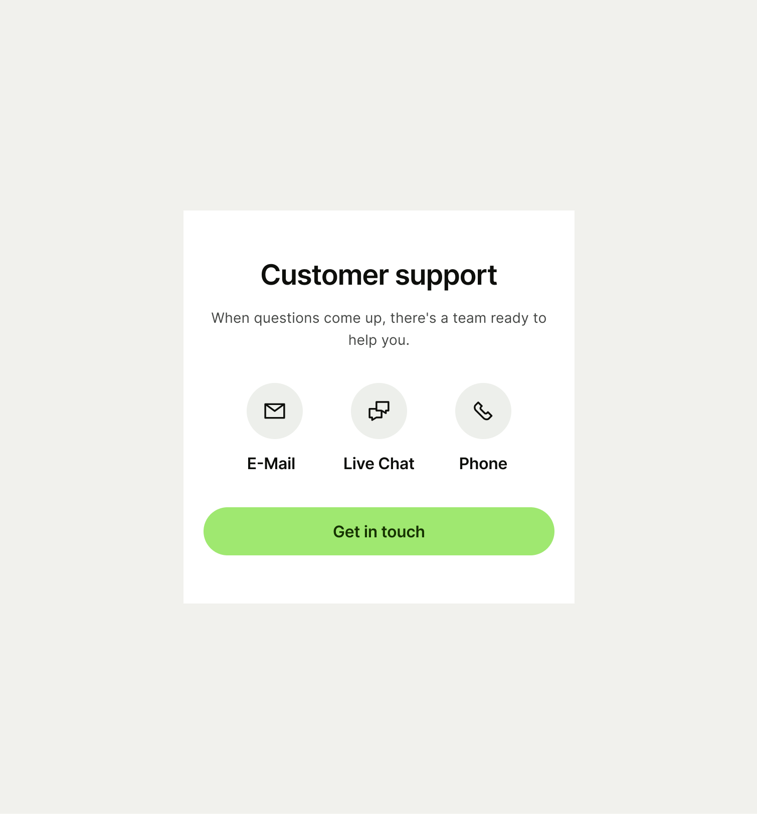 Icon Socials pattern on mobile