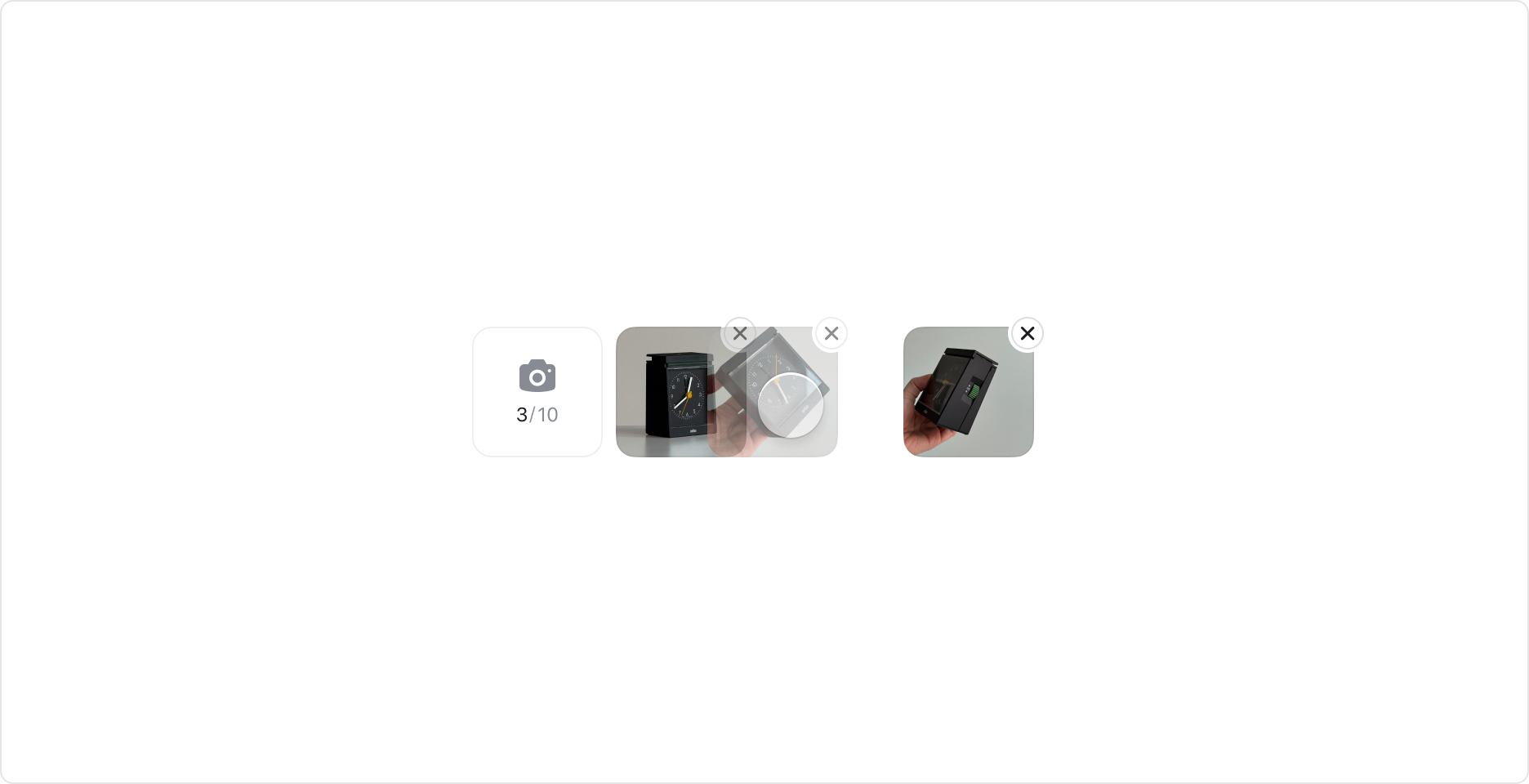 Attachment Input의 Reorder 예시