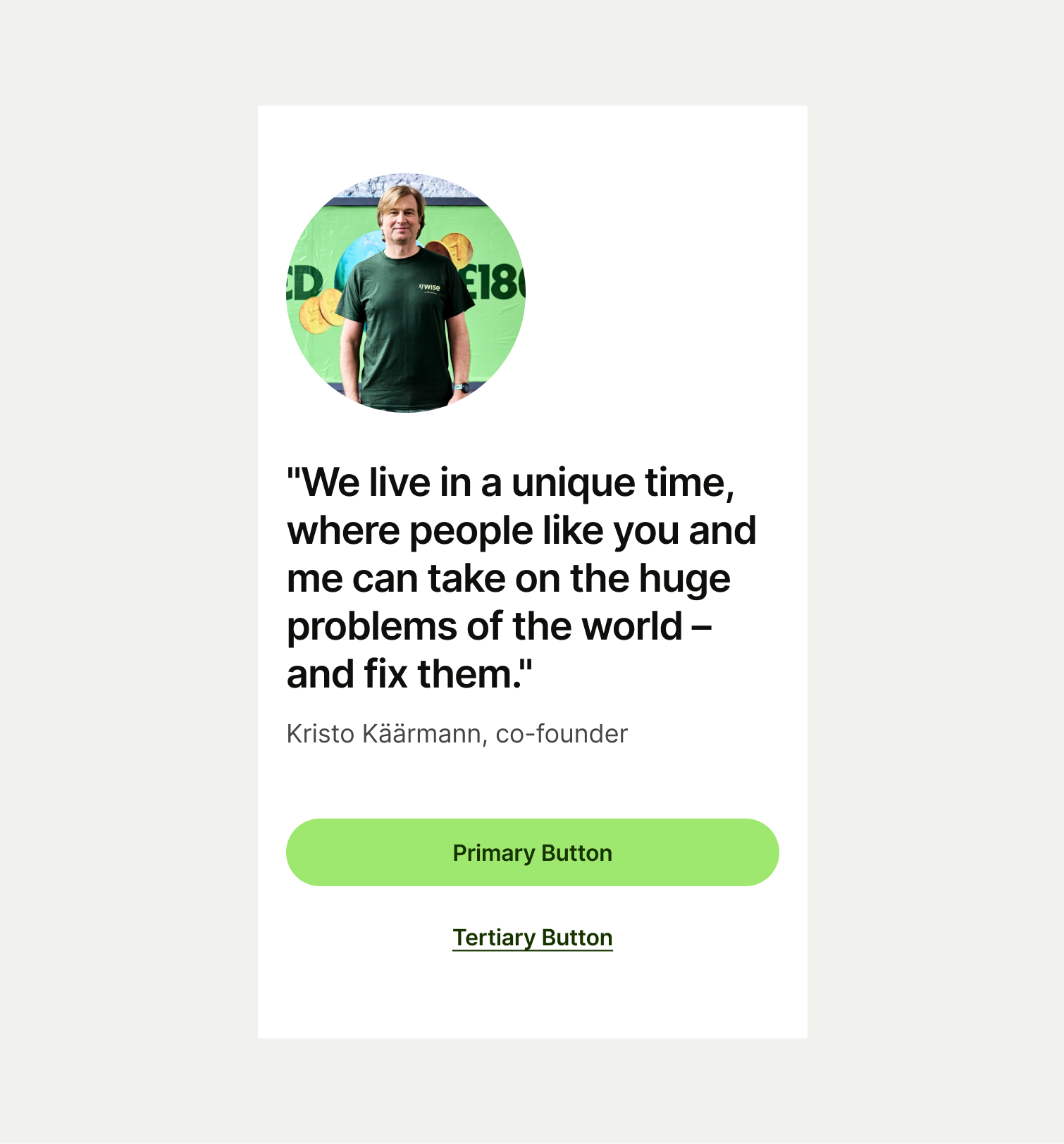 Quote Text pattern on mobile