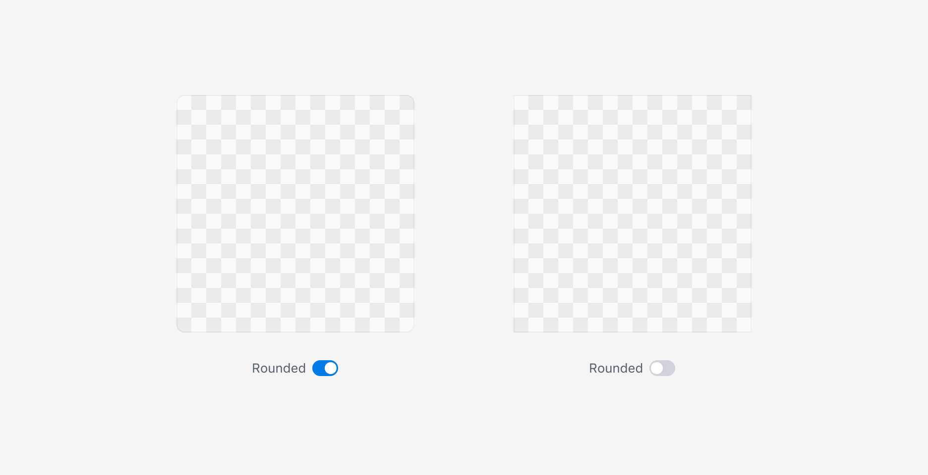Image Frame의 Border Radius Property