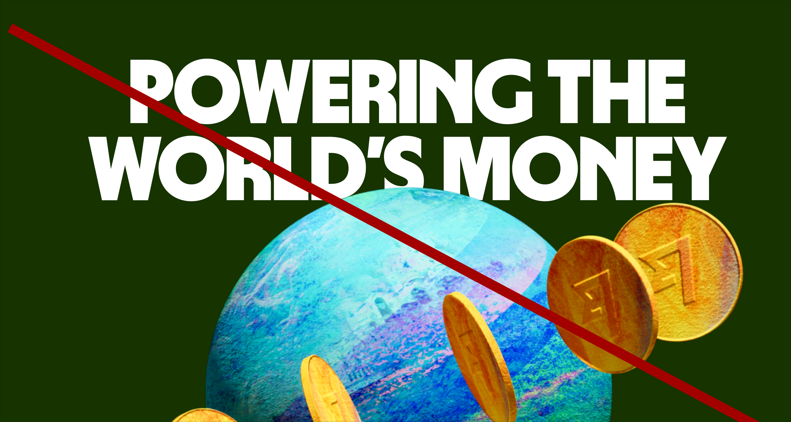 Wise Masterbrand globe illustration with Powering the World's Money headline on top of it and a red line crossing it