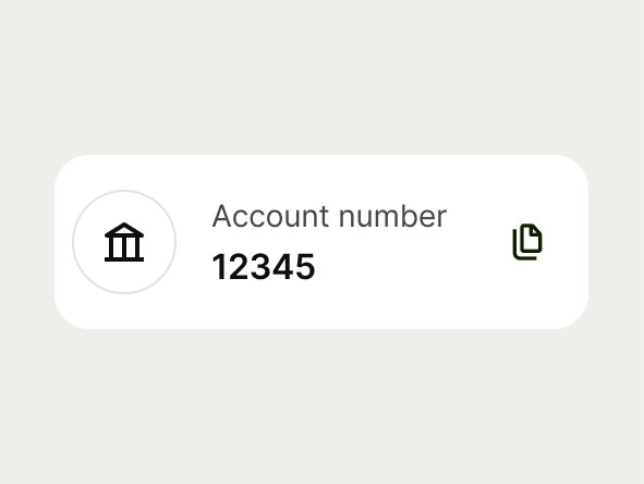 List Item Icon example
