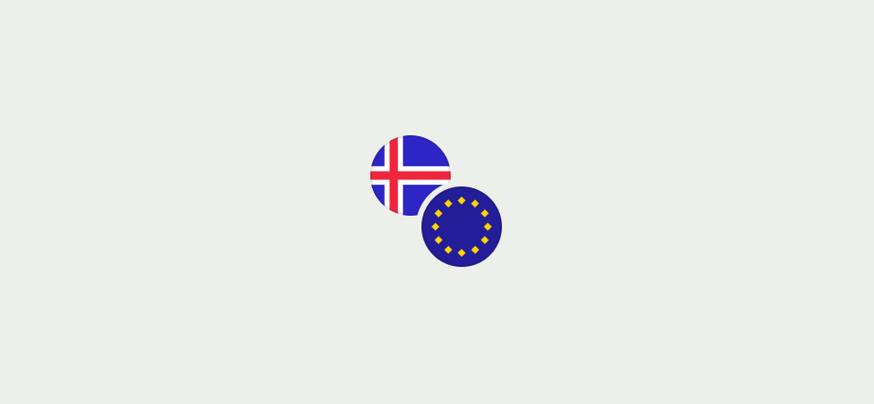 Double diagonal avatar with two flags