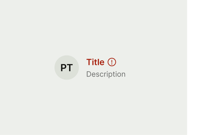 Error on leading cell type