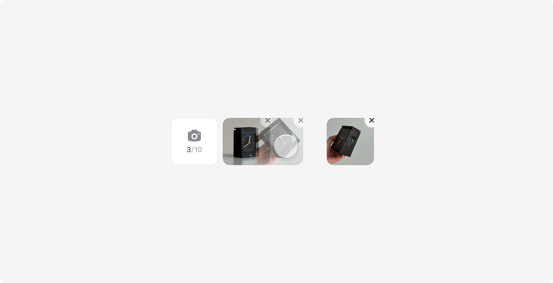 Attachment Input의 Reorder 예시