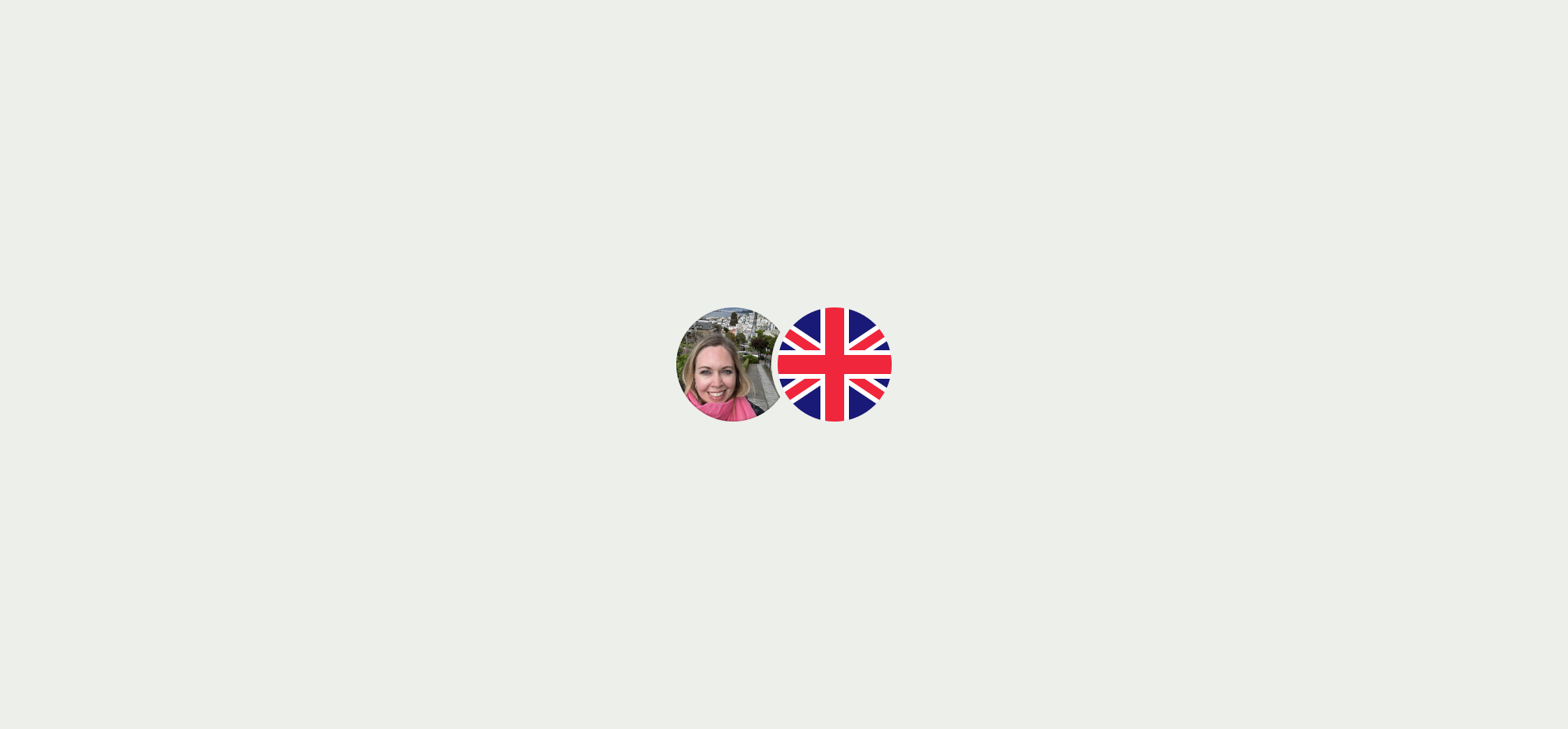 Double horizontal avatar with image and flag