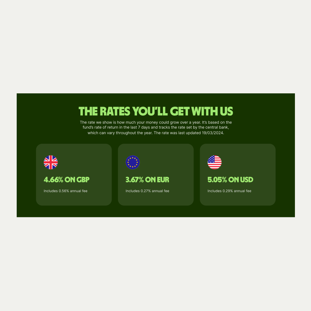 Card Cluster pattern in Forest Green theme