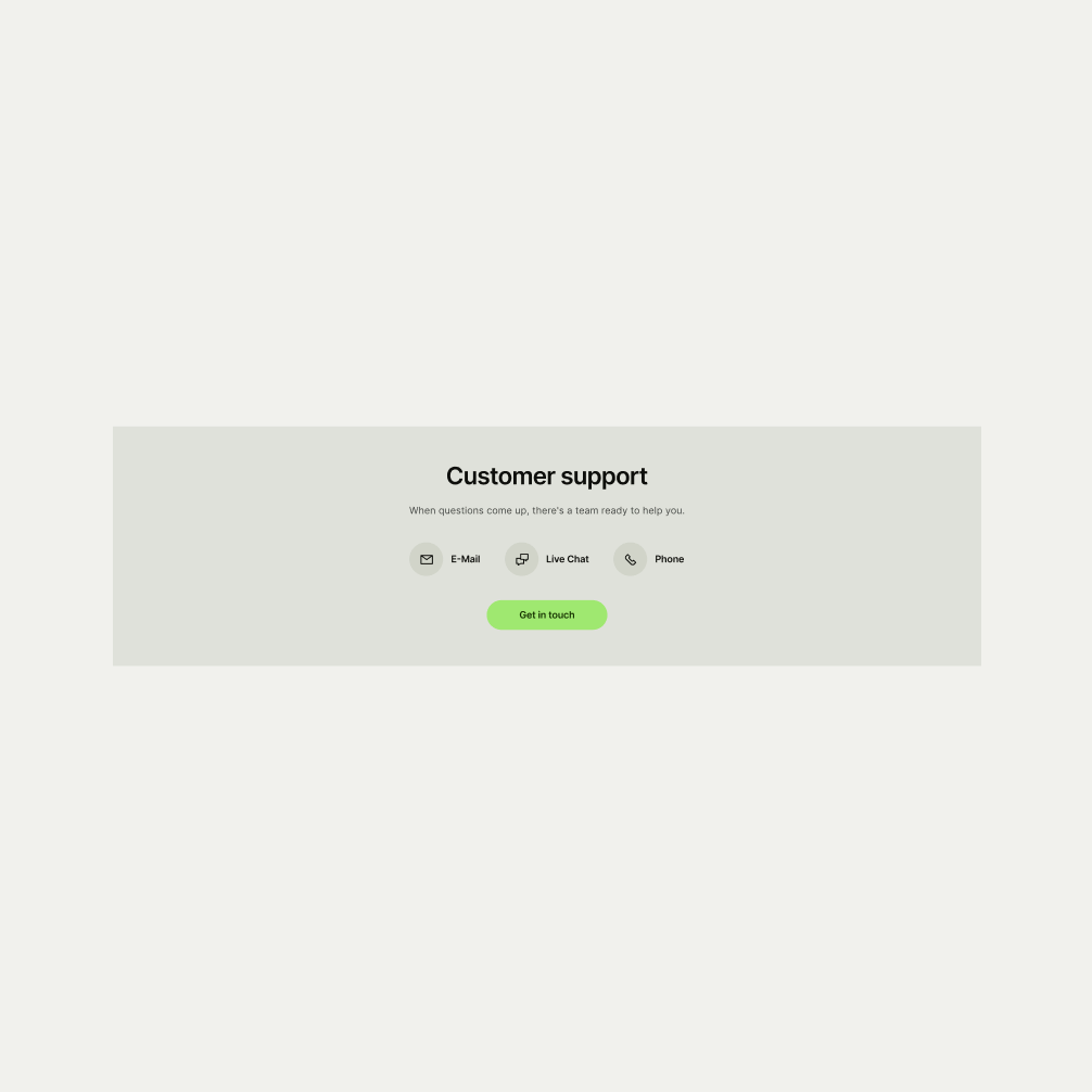 Icon Socials pattern in Neutral theme