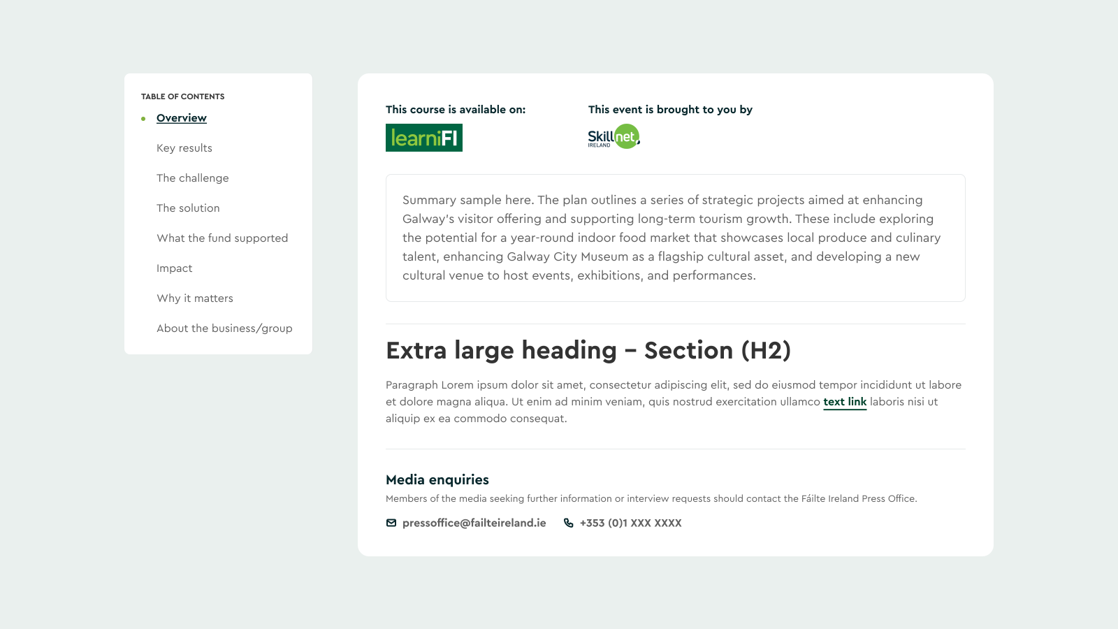 Details Page Content